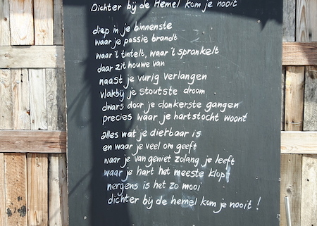 Dichter bij de Hemel kom je nooit