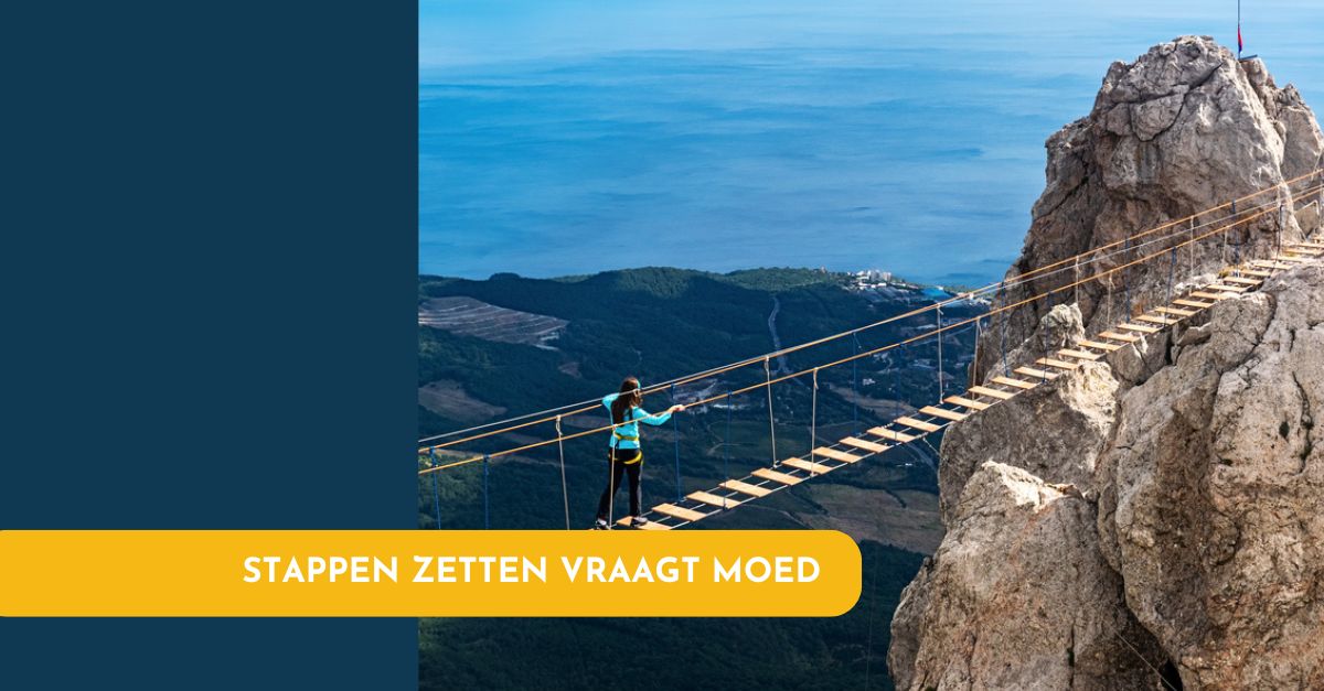 Visie op je loopbaan zonder moed is een droom; moed zonder visie is een ongeleid projectiel